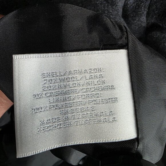 Womens Worthington Charcoal Gray Wool Blend Long Coat Size 8 - Picture 3 of 7